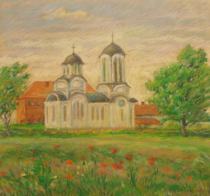" Православный храм в Сербии"